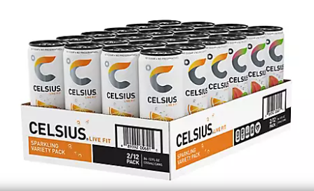 Celsius Essential Energy 24 ct. - 12 Orange/12 Kiwi Guava